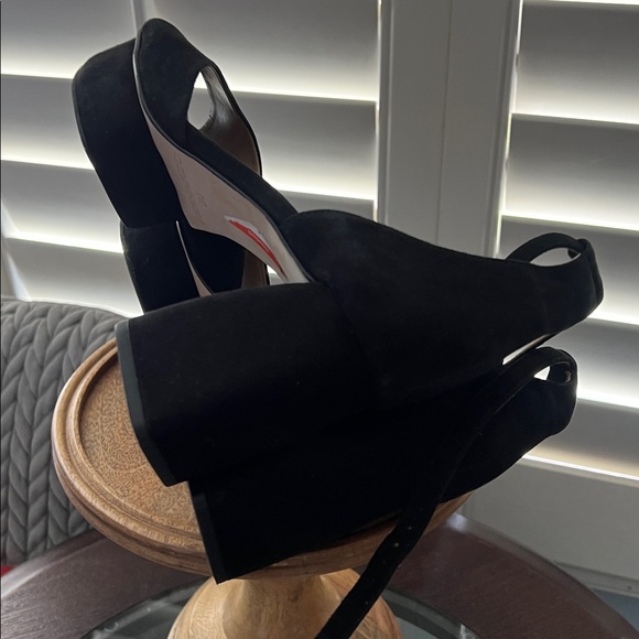 Worn once, Bernardo, size 8, Black Block High Heels, COZY! - Picture 13 of 13